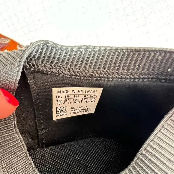 Adidas Women's Ultimafusion slip on laced pink gray marled athletic shoe size 10 - Picture 8 of 8